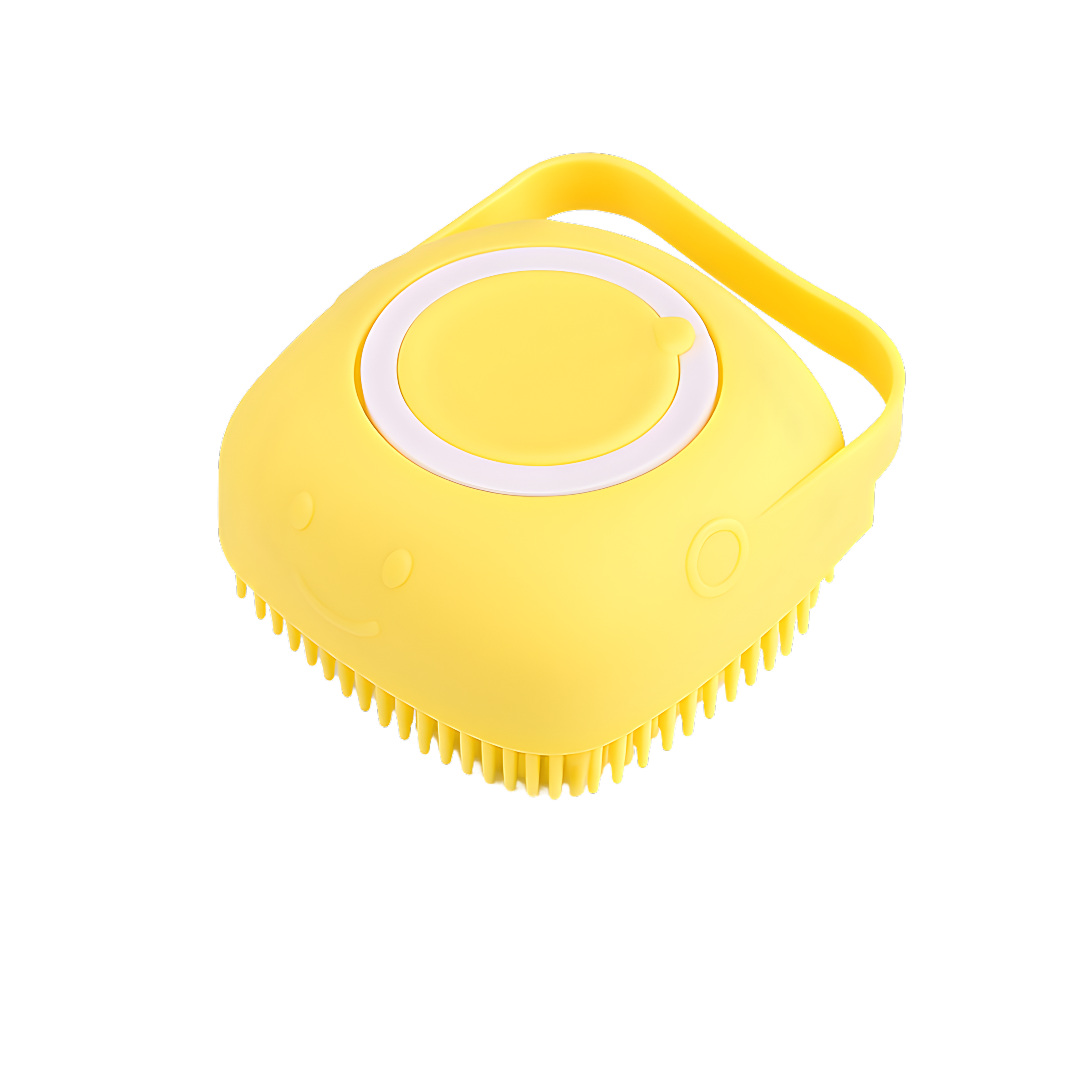 Silikonowa Szczotka do Kąpieli Psa i Kota z Dozownikiem Szamponu – Masażer, Usuwa Sierść